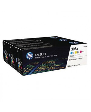 HP Toner CF370AM Nr.305A c/m/y 3 St./Pack.