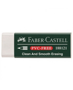Faber-Castell Radierer Vinyl Eraser 7081 N 188121 Kunststoff weiß