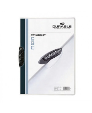 DURABLE Klemmmappe SWINGCLIP 226001 DIN A4 max. 30Bl. Klemme sw