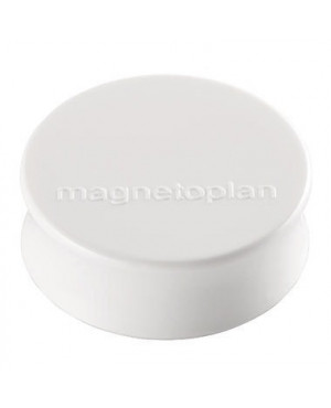 magnetoplan Magnet Ergo Large 1665000 34mm weiß 10 St./Pack.