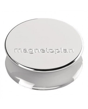 magnetoplan Magnet Ergo Large 1665032 34mm silber 10 St./Pack.