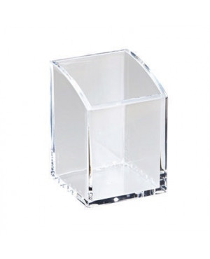 MAUL Stifteköcher 1955005 7x10,4x7cm viereckig 1Fach Acryl gk