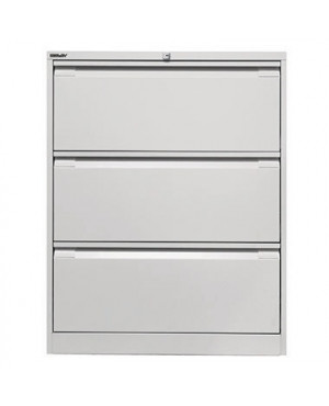 Bisley Hängeregistraturschrank DF3645 3Schubfächer lichtgrau