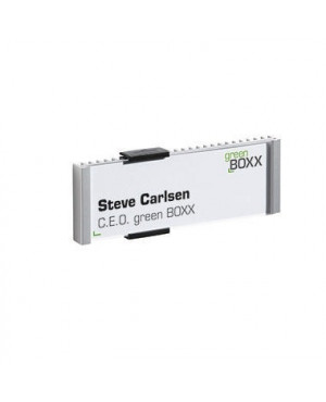 DURABLE Türschild INFO SIGN 480023 149x52,5mm metallic silber