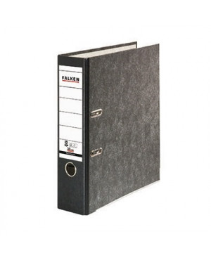Falken Ordner S80 80024136 DIN A4 80mm RC Pappe schwarz