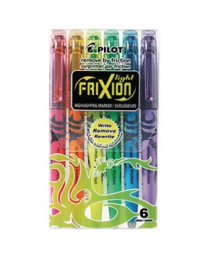 Pilot Textmarker FriXion light 4136S6 3,8mm sortiert 6 St./Pack.