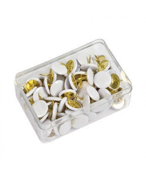 Soennecken Reissnagel 1083 7mm weiß 100 St./Pack.