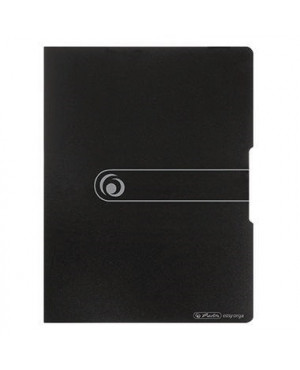 Herlitz Sichtbuch 11207511 DIN A4 20Hüllen PP opak schwarz