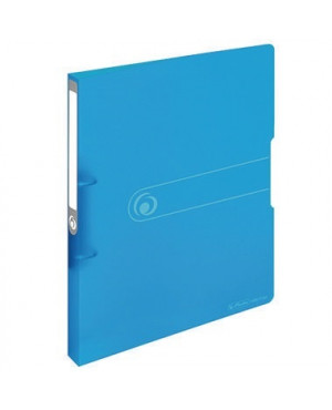 Herlitz Ringbuch 11205721 DIN A4 2Ringe 16mm transparent blau