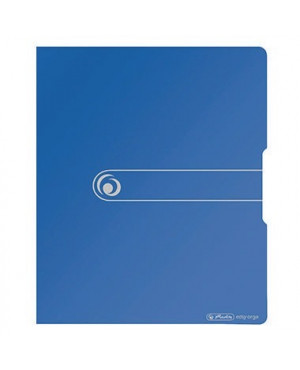 Herlitz Ringbuch 11217130 DIN A4 2Ringe 16mm opak blau