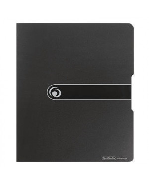 Herlitz Ringbuch 11205713 DIN A4 2Ringe 16mm opak schwarz