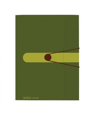 Herlitz Gummizugmappe Recycling 11282530 DIN A4 PP dunkel grün