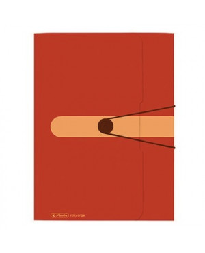 Herlitz Gummizugmappe Recycling 11282555 DIN A4 PP orange