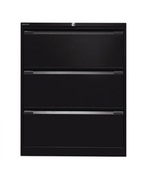 Bisley Hängeregistraturschrank DF3633 3Schubfächer schwarz