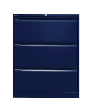 Bisley Hängeregistraturschrank DF3639 3Schubfächer oxfordblau