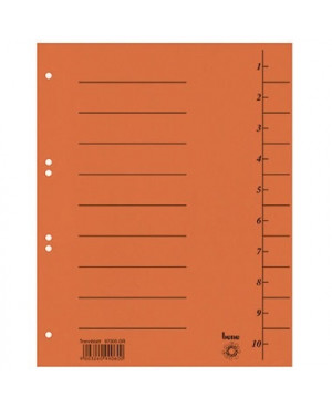 Bene Trennblatt 97300OR DIN A4 Karton orange