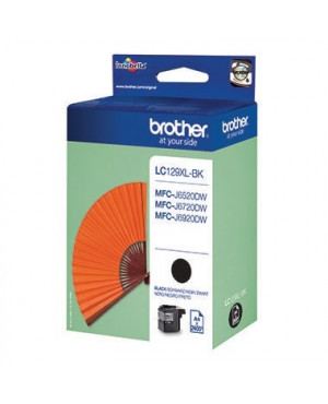 Brother Tintenpatrone LC129XLBK 2.400Seiten schwarz
