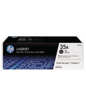 HP Toner CB435AD 35A 1.500Seiten schwarz 2 St./Pack.