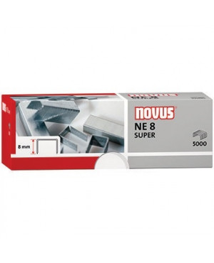 NOVUS Heftklammer NE 8 Super 042-0002 verzinkt 5.000 St./Pack.