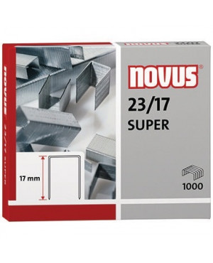 NOVUS Heftklammer 23/17 042-0045 verzinkt 1.000 St./Pack.