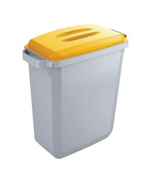 DURABLE Abfalleimer DURABIN VEH2012026 60l grau +Deckel ge