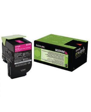 Lexmark Toner 80C2HM0 ca. 3.000Seiten magenta