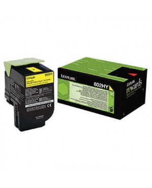 Lexmark Toner 80C2HY0 ca. 3.000Seiten gelb