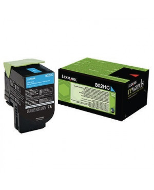 Lexmark Toner 80C2HC0 ca. 3.000Seiten cyan