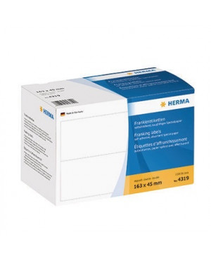 HERMA Frankieretikett 4319 163x45mm doppelt weiß 1.000 St./Pack.