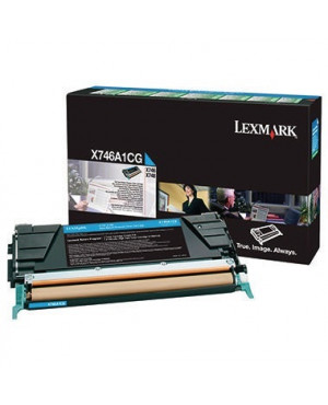 Lexmark Toner X746A1CG 7.000Seiten cyan