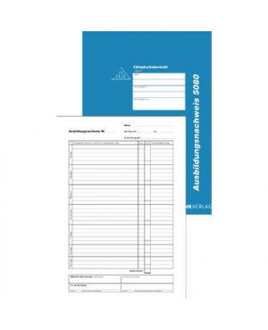 RNK Ausbildungsnachweis 5080 DIN A4 28Bl. tägliche Eintragung