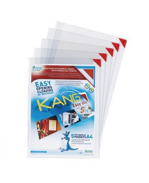 Tarifold® Sichttafel KANG 194770 DIN A4 5 St./Pack. rot