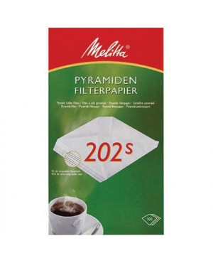 Melitta Kaffeefiltertüte 202S 145768 weiß 100 St./Pack.