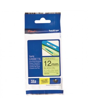 P-touch Schriftbandkassette TZEC31 12mmx5m sw auf ge