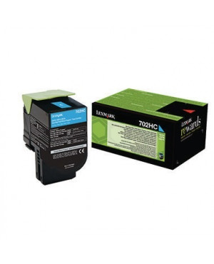 Lexmark Toner 70C2HC0 3.000Seiten cyan