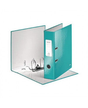 Leitz Ordner WOW 10050051 DIN A4 80mm Pappe eisblau