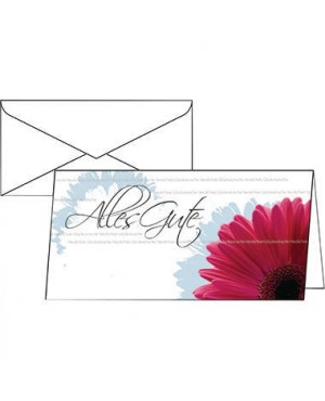 Sigel Anlasskarte Glückwunsch DS209 DL 220g 10 St./Pack. +Umschläge