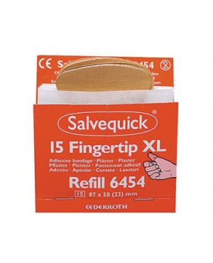 Salvequick Pflaster 6454 Fingerspitzen Textil 15 St./Pack.