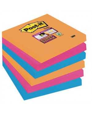 Post-it Haftnotiz Super Sticky 6546SE sortiert 6 St./Pack.