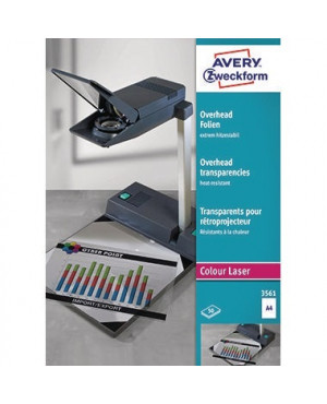 Avery Zweckform Laserfolie 3561 DIN A4 transparent 50 St./Pack.