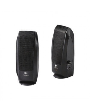 Logitech PC-Lautsprecher S120 980-000010 5W schwarz 2 St./Pack.