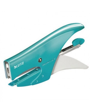 Leitz Heftzange WOW 55312051 max. 15Blatt Metall eisblau