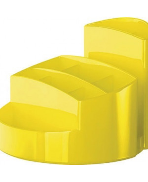 HAN Stifteköcher RONDO 17460-95 9Fächer New Colours gelb