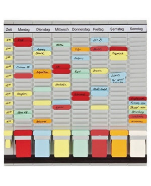 Franken T-Kartentafel OfficePlaner PV1020 47,3x49cm hellgrau +Zubehör