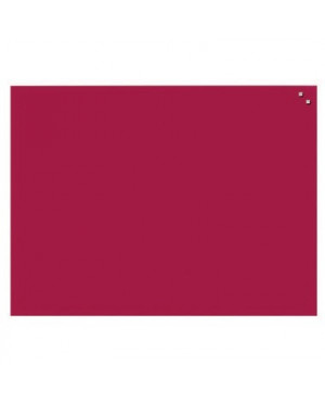 Franken Multifunktionstafel GT406001 40x60cm Glas rot