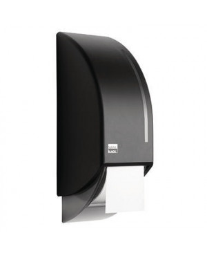 Satino BLACK Toilettenpapierspender 180287 16x43,5x17cm Kunststoff sw