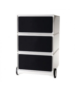 easyBox Rollcontainer Modell A EBGHX3.01 3Schubladen schwarz