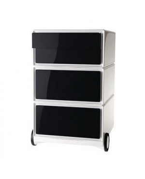 easyBox Rollcontainer Modell B EBGHPH.01 2Schubladen schwarz