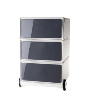 easyBox Rollcontainer Modell A EBGHX3.11 3Schubladen anthrazit