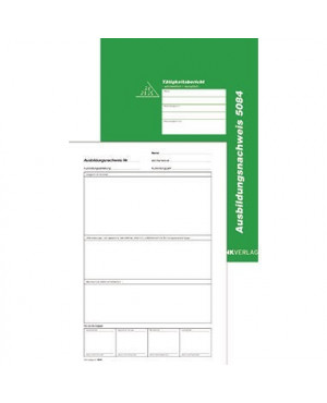 RNK Ausbildungsnachweis 5084 DIN A4 28Bl. wöchentliche Eintragung